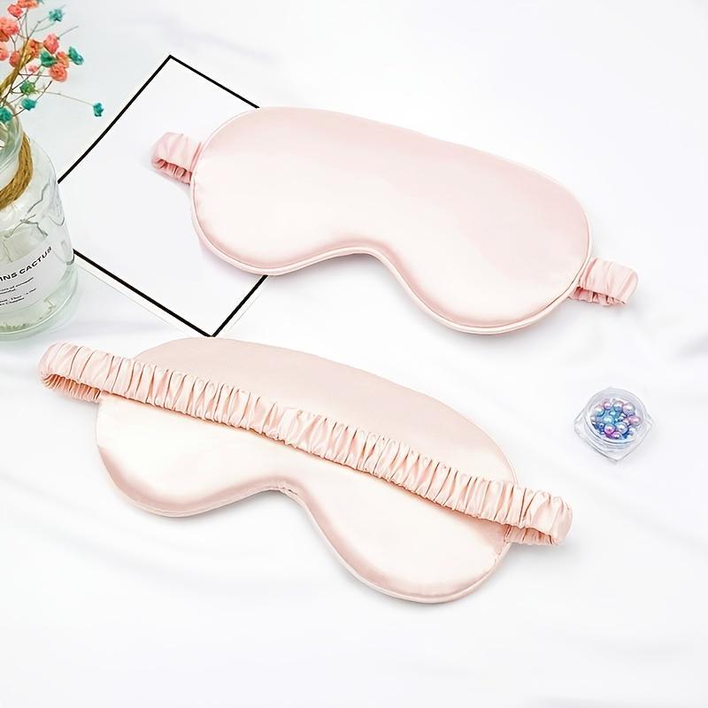 Soft Imitation Silk Sleep Mask, 1 Count Reusable Sleep Eye Cover, Soft Eye Mask For Sleeping Travel Yoga & Nap, Christmas Gift