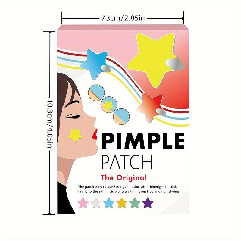 Star Shaped Acne Patch, 280pcs set Hydrocolloid Acne Patches for Face, Zit Patch, Acne Absorbing Cover Patch, Skin Care Product for Women & Men