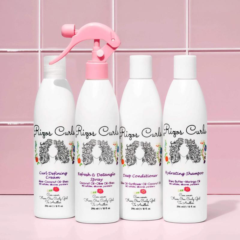 The Complete Rizos Curls 4-Step Bundle For Curly, Coily and Wavy Hair Gentle Nourishing Haircare