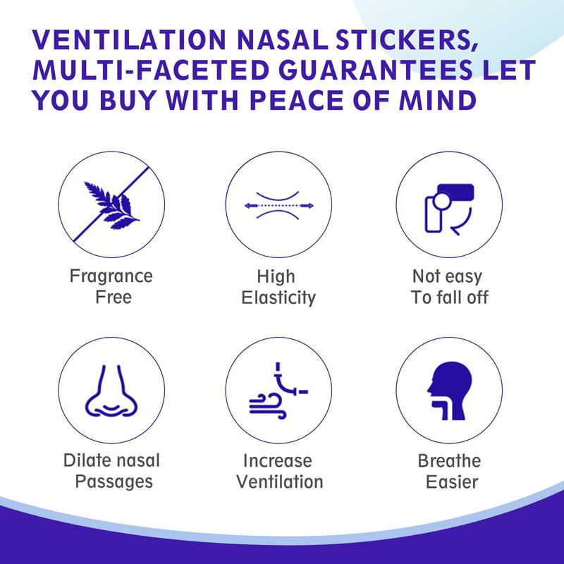 Nasal Strips, 30pcs box Durable Multi-functional Nasal Dilator, Sleep Nose Mask, Relieve Nasal Congestion, Snoring, Breathe More Smoothly