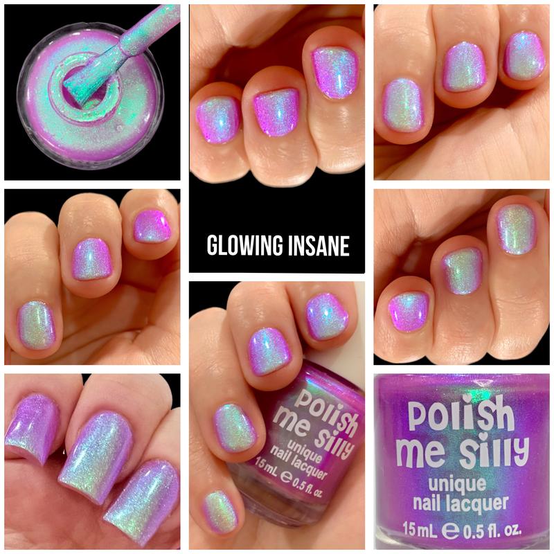 Glowing Insane - Purple Green Blue Shimmer Shine 