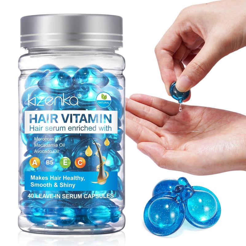 Hair Vitamin Capsule, 1 2 Boxes Hair Care Essential Oil Capsule, Hair Care Product for Women & Men, Suitable for All Hair Types