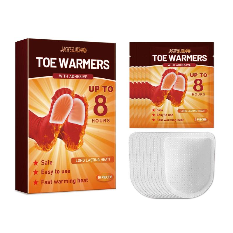 Long Lasting Heat Self-adhesive Foot Warmer, 10pcs 20pcs Portable Heat Patch for Foot Care, Foot Warmer for Men & Women, Christmas Gift