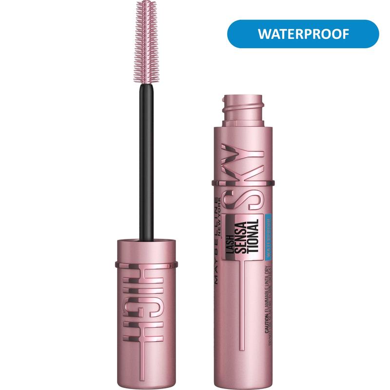 Maybelline Lash Sensational Sky High Waterproof Mascara Makeup, Volumizing, Lengthening, Defining, Curling, Multiplying, Buildable Formula