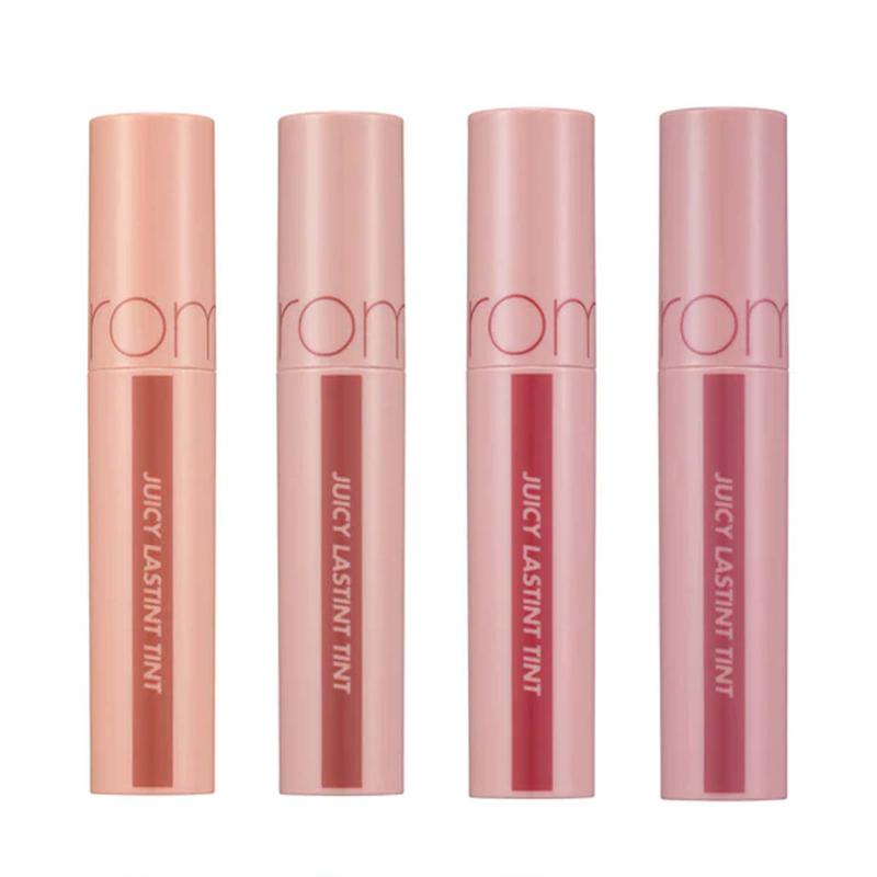 [Official rom&nd Partner] Bare Juicy Lasting Tint (25 Colors), Long-lasting, MLBB, Moisturizing, Highly-Pigmented, Lip Tint for Daily Use, K-beauty, Vivid Colors, Cherry Makeup, Plum Makeup, rom and  Glossy Lipstick, Cosmetic Lip Care i love lipgloss