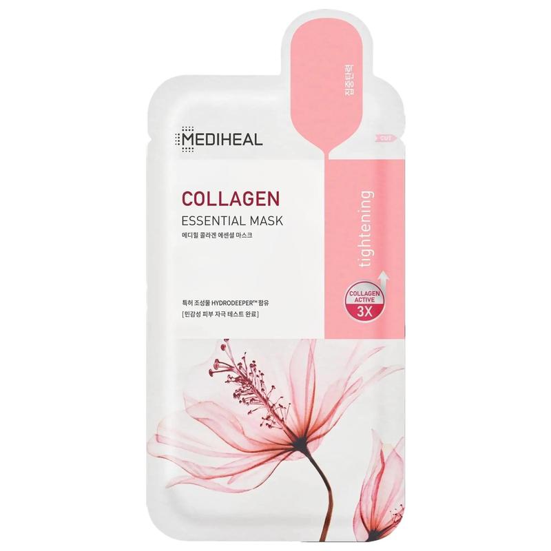 Mediheal - Collagen Essential Beauty Mask, Firming & Lifting Facial Mask, Korean Sheet Mask Radiant Skincare Face Cleansing