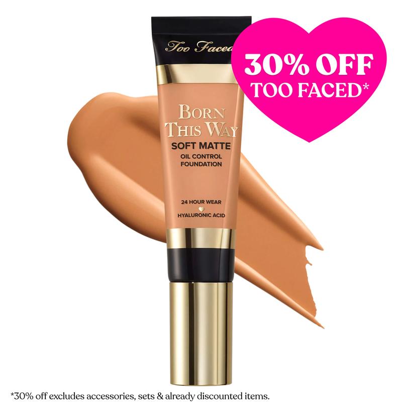 Too Faced Born This Way Soft Matte Foundation, Hydrating, Longlasting, 24hour & Waterproof