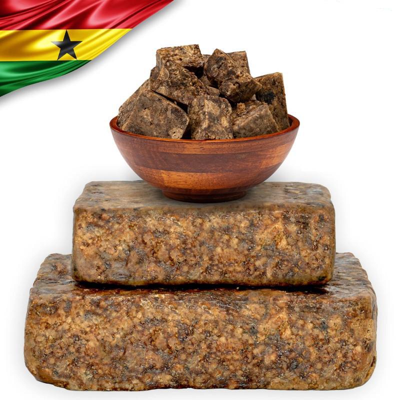 Premium Deep CleansingHandmade African Black Soap NaturalSoap with Shea Butter and Aloe VeraBody Wash Cleanser