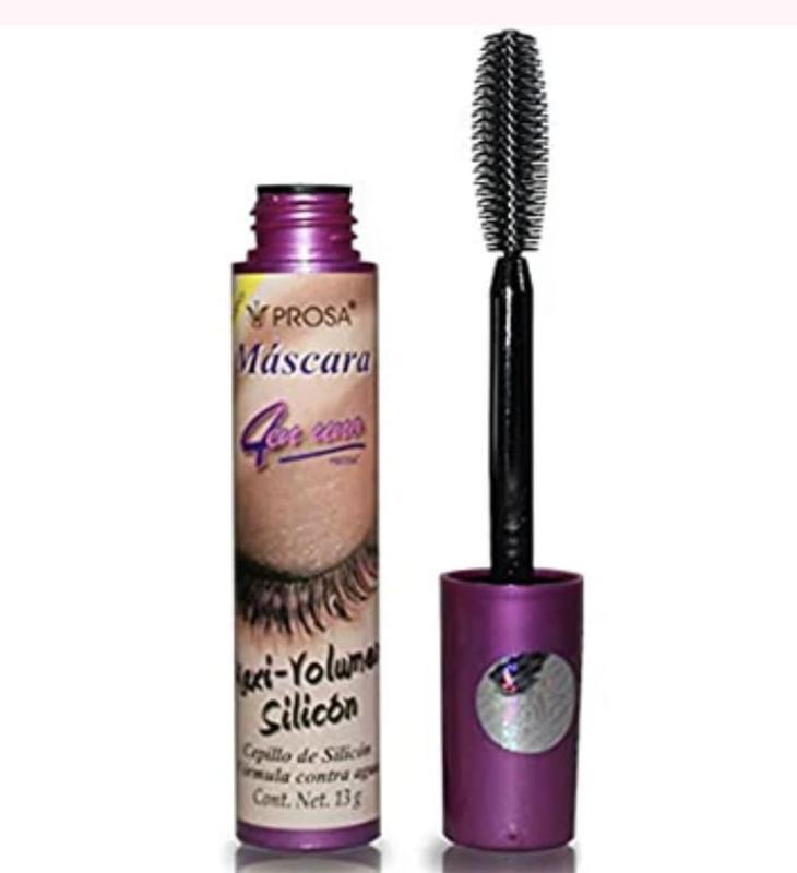 MÁSCARA DE PESTAÑAS PROSA 4-1 MAXI-VOLUMEN SILICONE, Black Makeup Mascara Cosmetic mascara Waterproof Mascara