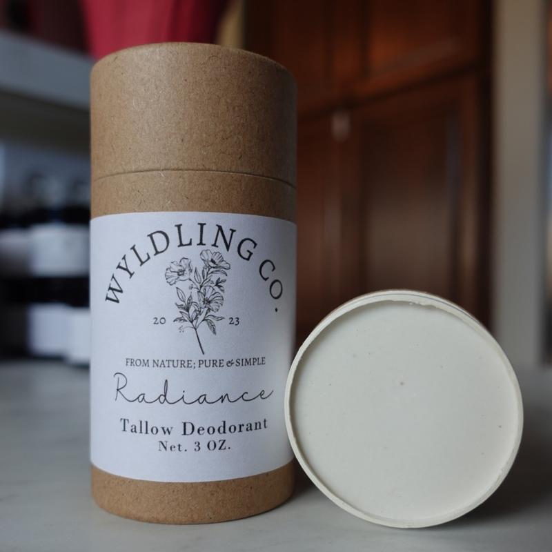 Tallow Deodorant - Mineral Enriched - Aluminum Free - Baking Soda Free