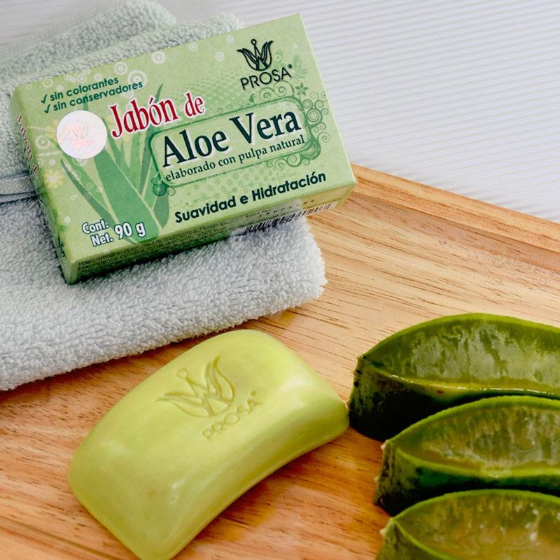 PROSA Aloe Vera Facial Bar Soap for Deep Cleansing and Nourished Skin