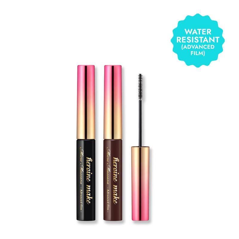 [Heroine Make Official Store] KissMe Heroine Make Micro Mascara Advanced Film EX, Strong Water-Resistance, Micro Brush, Easy Removal with Warm Water & Cleanser, Eyelash care while wearing makeup everyday