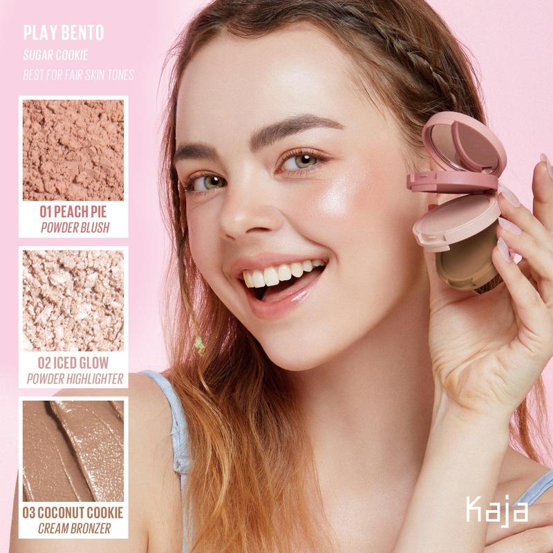 Play Bento Cream Bronzer, Powder Blush and Highlighter Sculpting Trio