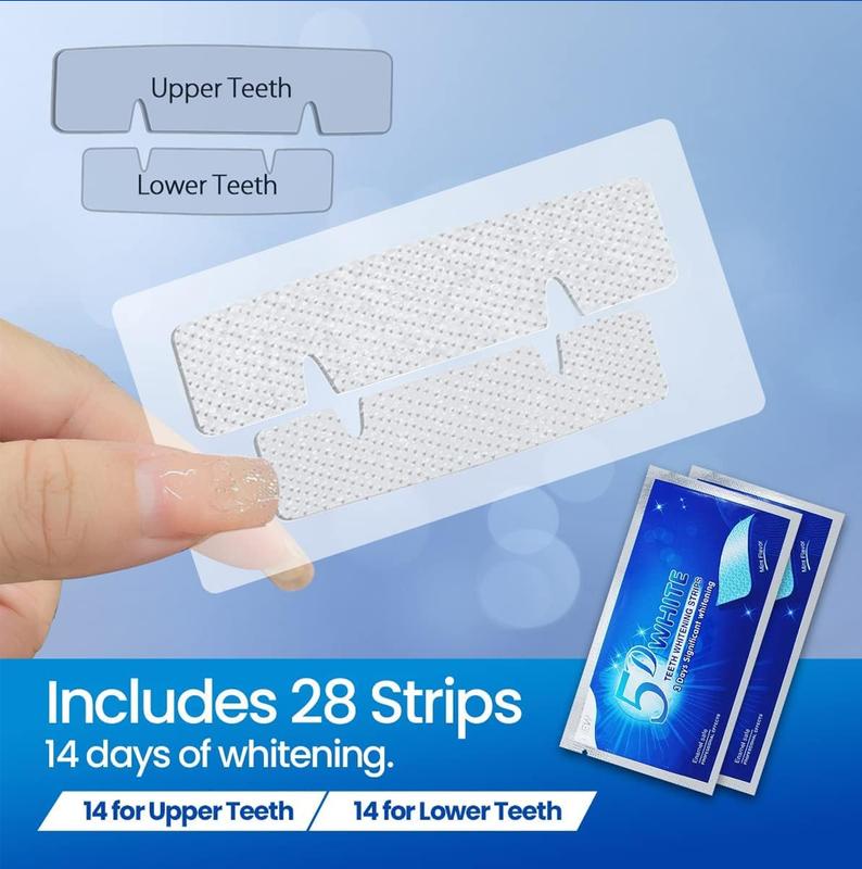 Teeth Whitening Strips for Teeth Sensitive, Whitening Strips Effective Teeth Whiting Strips Reduced Sensitivity White-Strips, Helps Remove Smoking Coffee Soda Stain