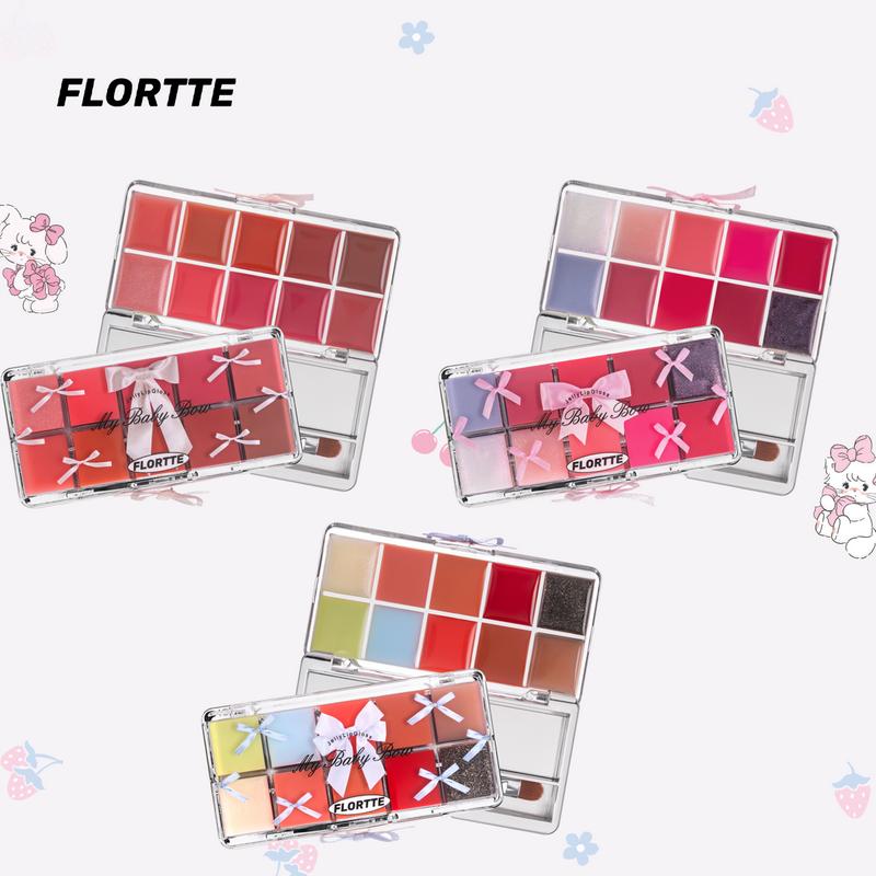 FLORTTE Peng Peng Princess Jelly Lip Gloss Palette