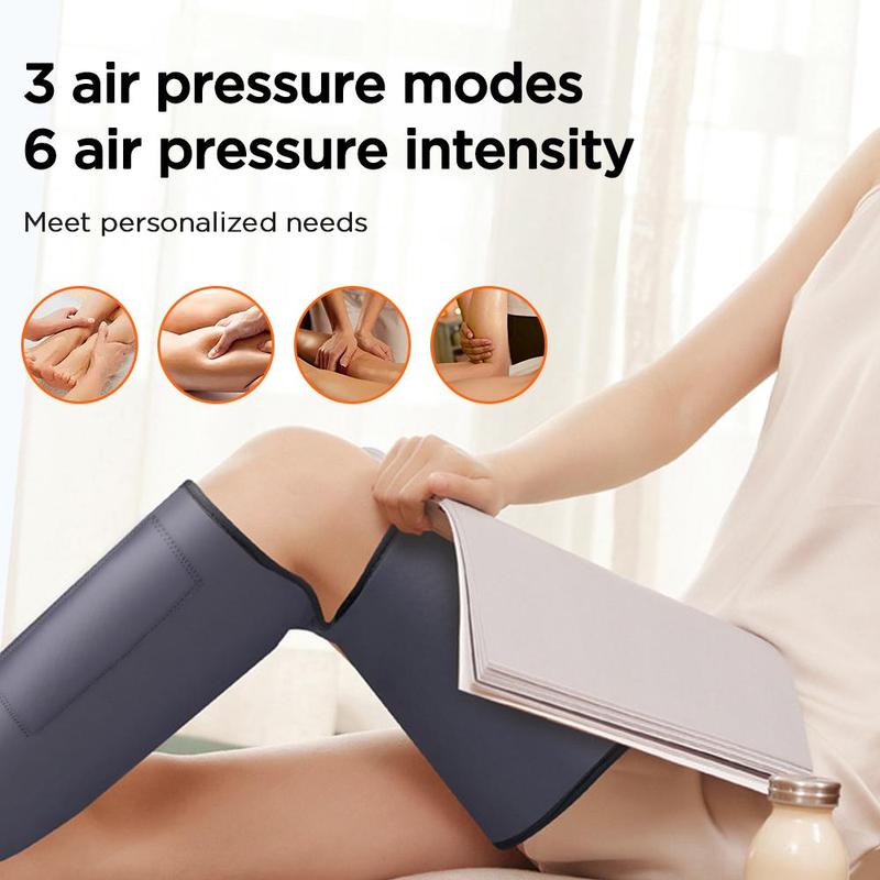 Air Wave Leg Massager, 1 Pair Leg Massager with Handheld Controller, Leg Muscle Relaxation Massager, Perfect Birthday and Gift for Women & Men