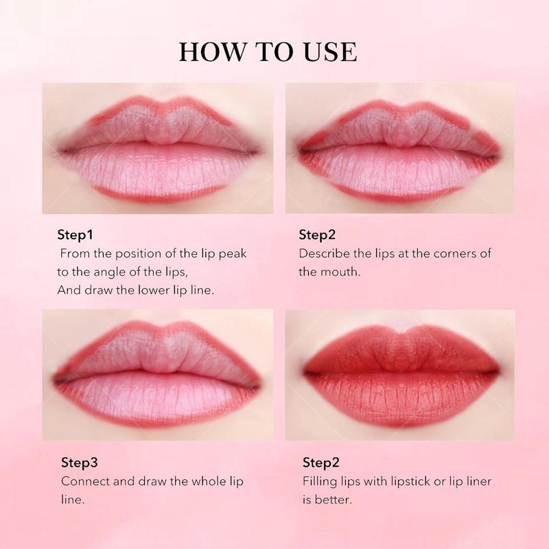 Long Lasting Lip Liner Set, 12pcs set Matte Lip Liner, Easy Coloring Lip Makeup Pencil, Moisturizing Lip Liner, Suitable for All Occasions Lip Makeup, Girls and Women Makeup Accessories