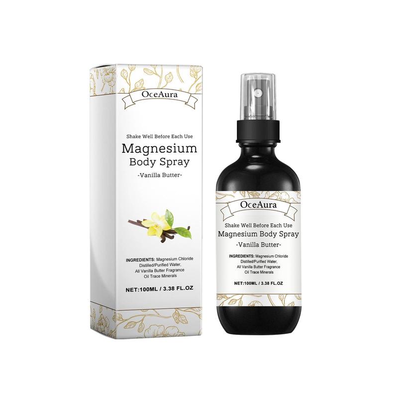 100ml Magnesium Body Spray, 1 Count Body Care Spray, Relaxing Body Mucle Spray, Hydrating Body Skin Soothing Spray