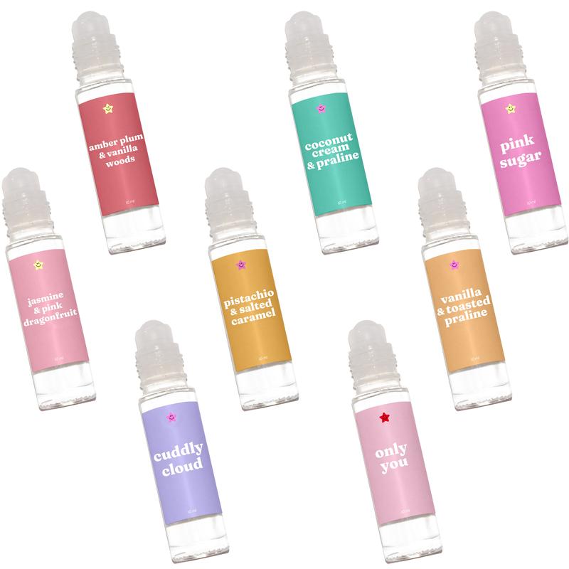 Roll On Oils - Choose Your Own Scent - Scented and Fragrant Rollerball Oil for Body Aroma Body Care Caramel