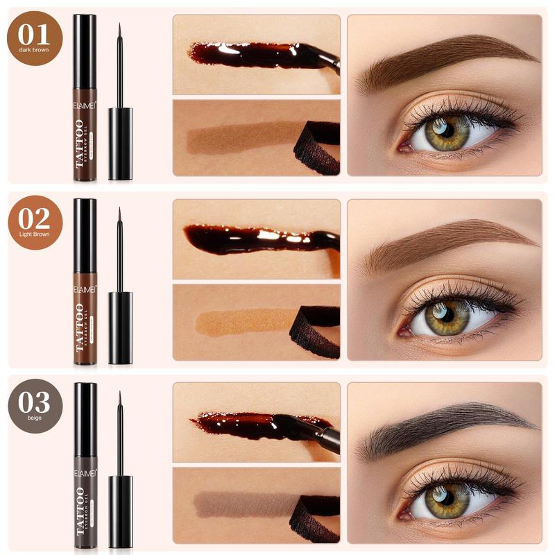 Eyebrow Tinting Gel, 1 Set Long Lasting Waterproof Peel Eyebrow Tinting Kit, Easy To Apply, Natural Eyebrow Makeup Tool for Women