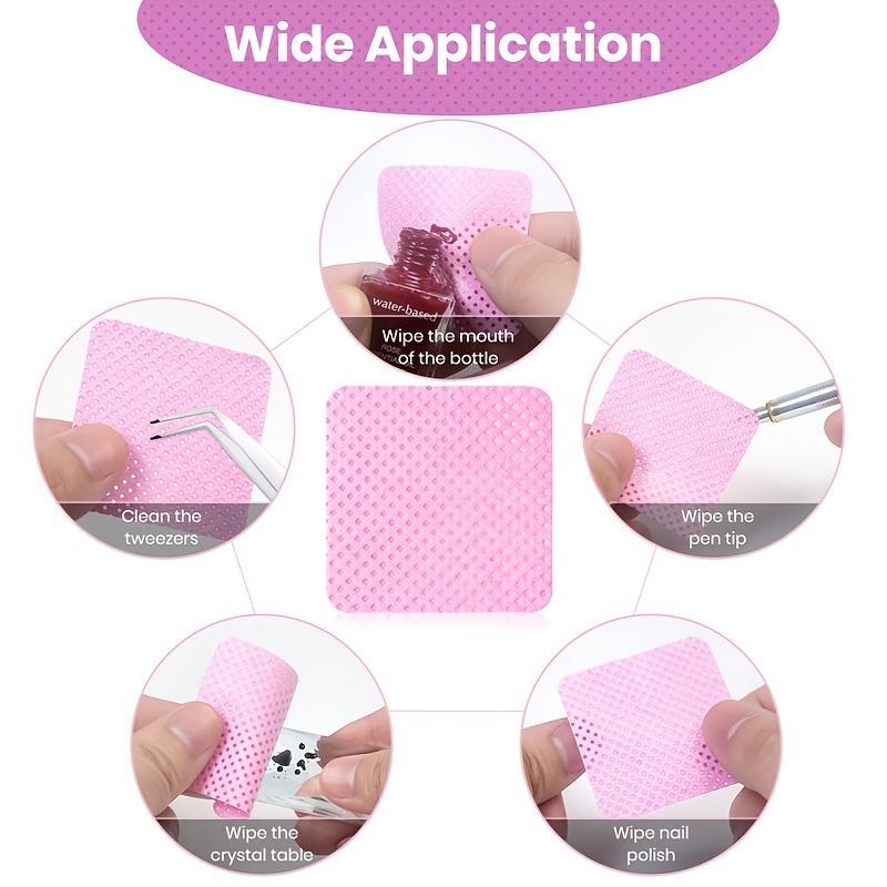 1 Box Disposable Eyelash Glue Wipes, Lint-free Adhesive Glue Wipes, Professional Makeup Tools for Removing Glue Residue