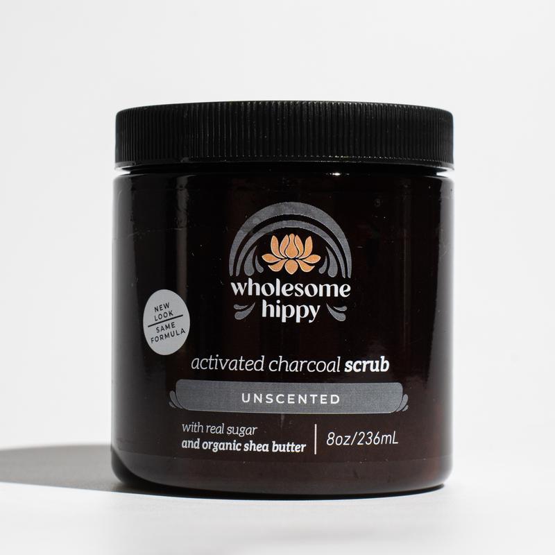 Activated Charcoal Face & Body Scrub 8oz