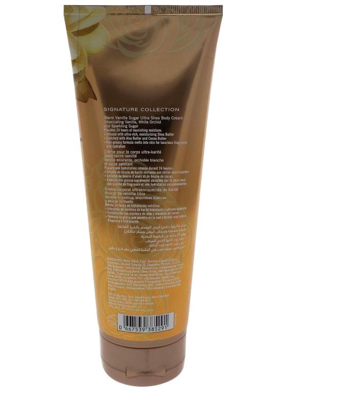 Bath & Body Works Warm Vanilla Sugar Ultra Shea Body Cream 8 Oz (I0095235)