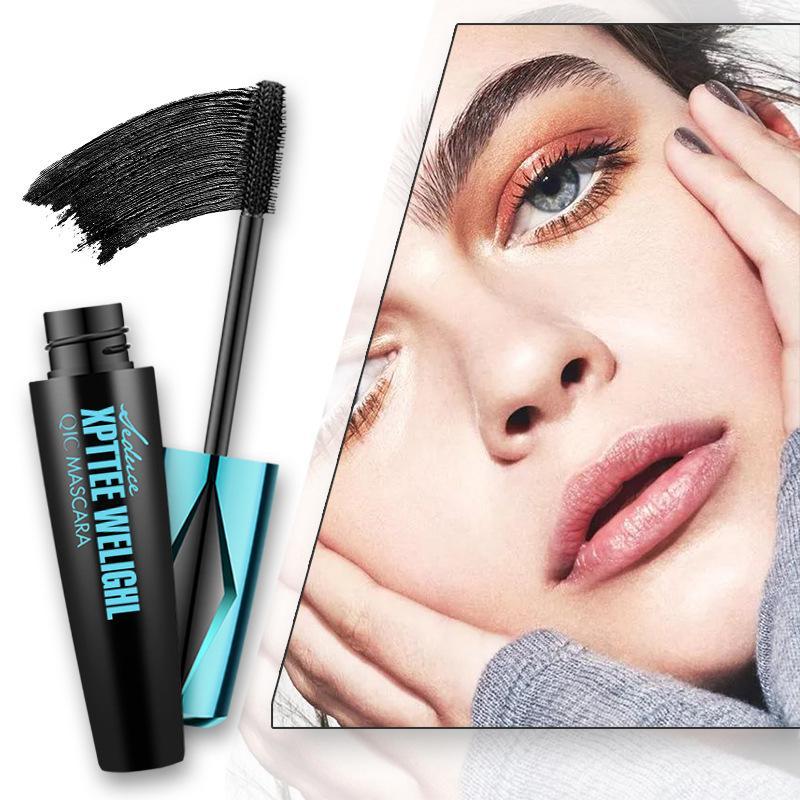 4D Tubing Waterproof Mascara, No Smudging Thick Volumizing Mascara, Curl Lash Mascara, Professional Eye Enhancement Makeup Product