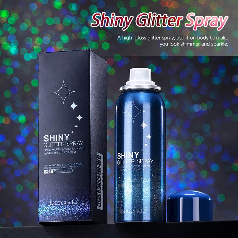 Christmas party Body Glitter Spray,Glitter Spray for Hair and Body,Christmas gifts