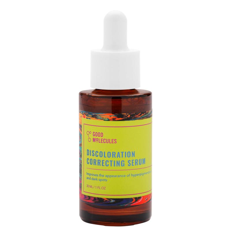 Discoloration Correcting Serum Good Molecules - Tranexamic Acid Ester Salt and Niacinamide for Dark Spots, Sun Damage, and Age Spots - Skincare Face Bright Nourishing Skin Repair Comfort