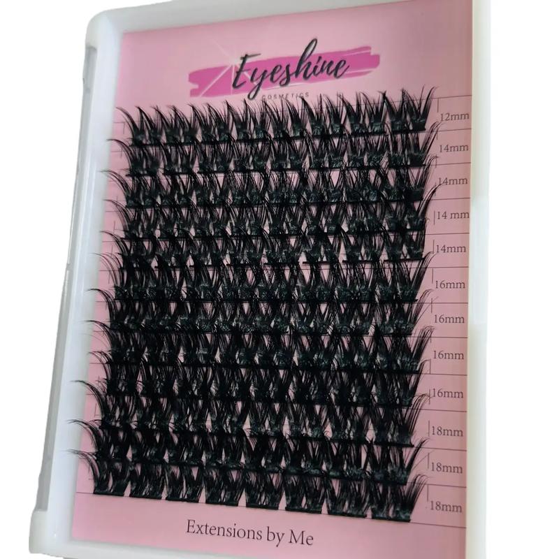 Eyeshine Spacey (black 12-18mm) lashes, New Forever Curl hair fiber - glue sold separately