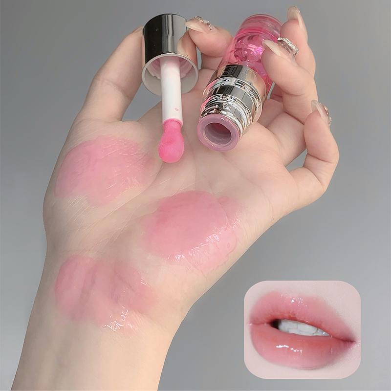 Moisturizing Lip Oil, Long Lasting Tinted Lip Gloss, Glossy Lip Glaze Stick, Plumping Lip Oil Lip Stick for All Occasions Makeup, Girls and Women