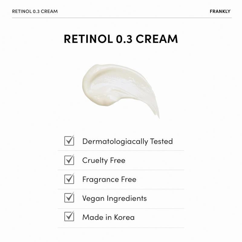 Frankly - Retinol 0.3 Cream 20ml | AFFORDABLE RETINOL FOR EXPERIENCED USERS