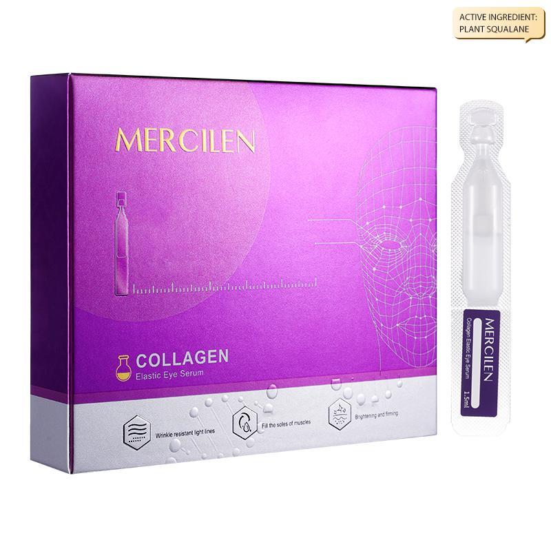 Collagen Elastic Eye Serum, 10pcs set Deep Moisturizing & Nourishing Eye Essence, Firming Eye Care Product for Both Men and Women