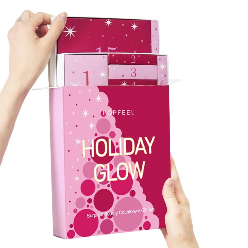 Makeup Holiday Gifts Glow Makeup Advent Calendar 2024, 24 Days Countdown To Girls Christmas Gifts, Cosmetic Surprises For Women Teens Gift Set Full Kit Brand: GUOBOYCL