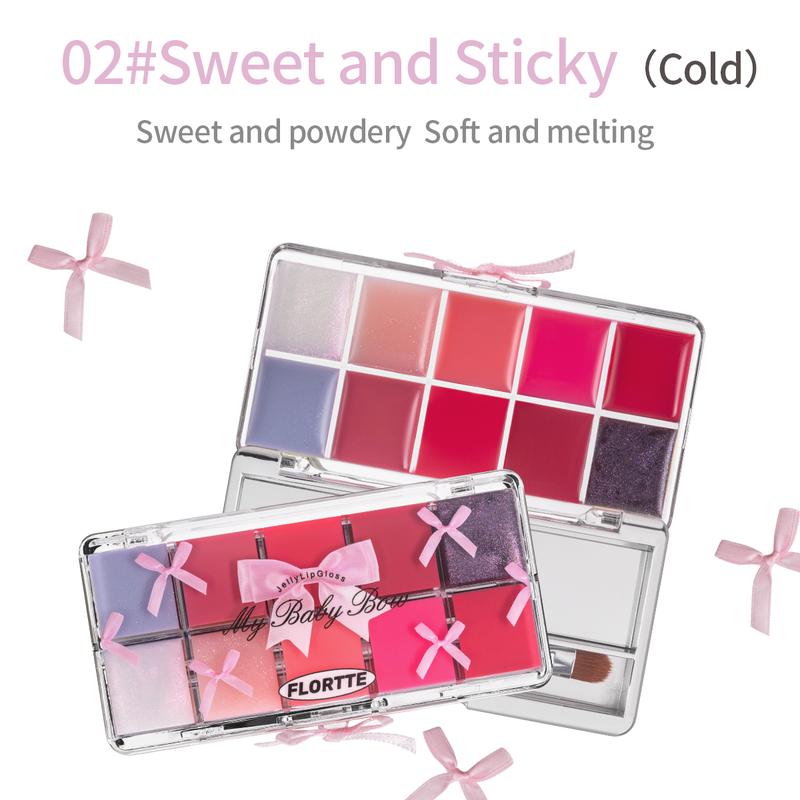 FLORTTE Peng Peng Princess Jelly Lip Gloss Palette