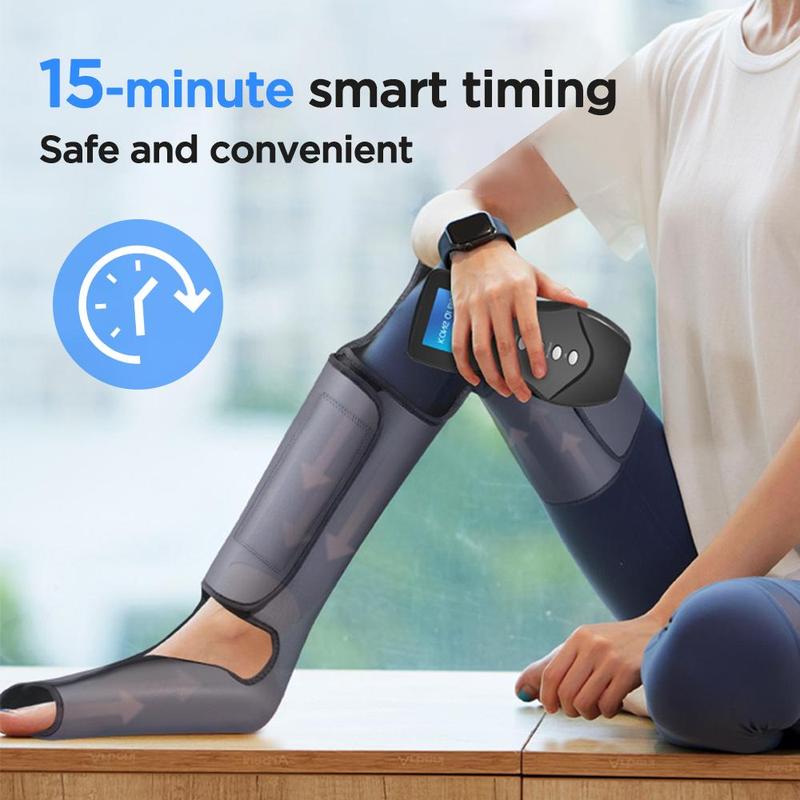 Air Wave Leg Massager, 1 Pair Leg Massager with Handheld Controller, Leg Muscle Relaxation Massager, Perfect Birthday and Gift for Women & Men