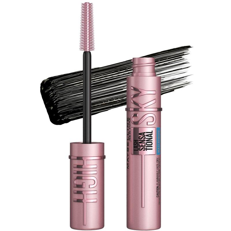 Maybelline Lash Sensational Sky High Waterproof Mascara Makeup, Volumizing, Lengthening, Defining, Curling, Multiplying, Buildable Formula