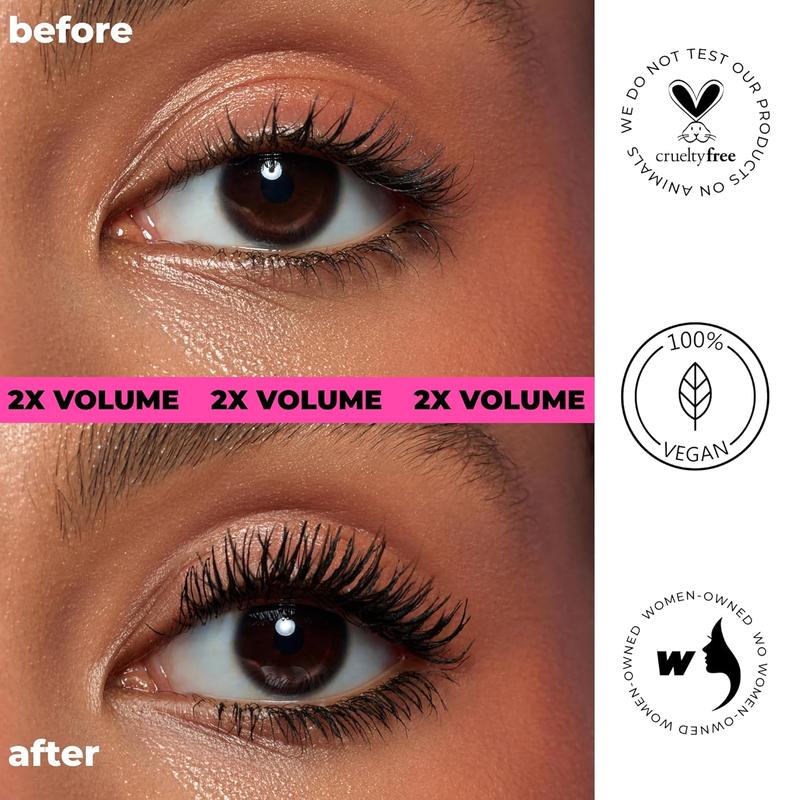 LAMEL Cult Lift & Volume Mascara \u2013 Volumizing & Lifting, Smudge-Proof, Flake-Free, Deep Black Pigment Mascara - 401