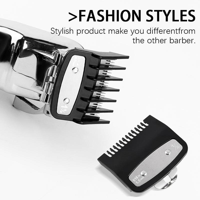 Electric Hair Clipper Limit Comb Set, 2 Counts set Hair Trimmer Stainless Steel Limit Combs without Hair Clipper, Professional Limiter Suitable for Hair Clipper, Barber, Salon, Barbershop, Christmas, Fall, Winter Gift, Gift