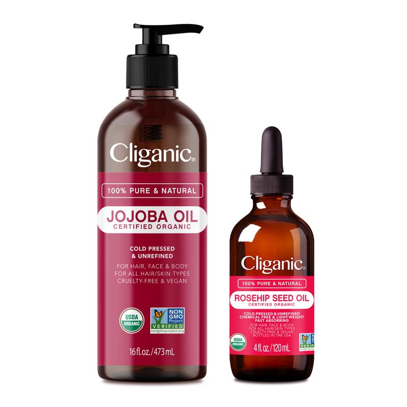 Bundle - Rosehip Oil + Jojoba  Skincare Hydrate Organic