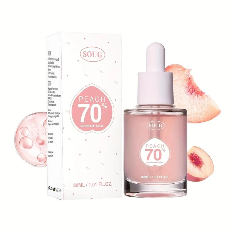 Peach Extract Niacinamide Serum, Hydrating Face Serum, Moisturizing Face Serum for Women, Face Skin Care Products for Daily Use