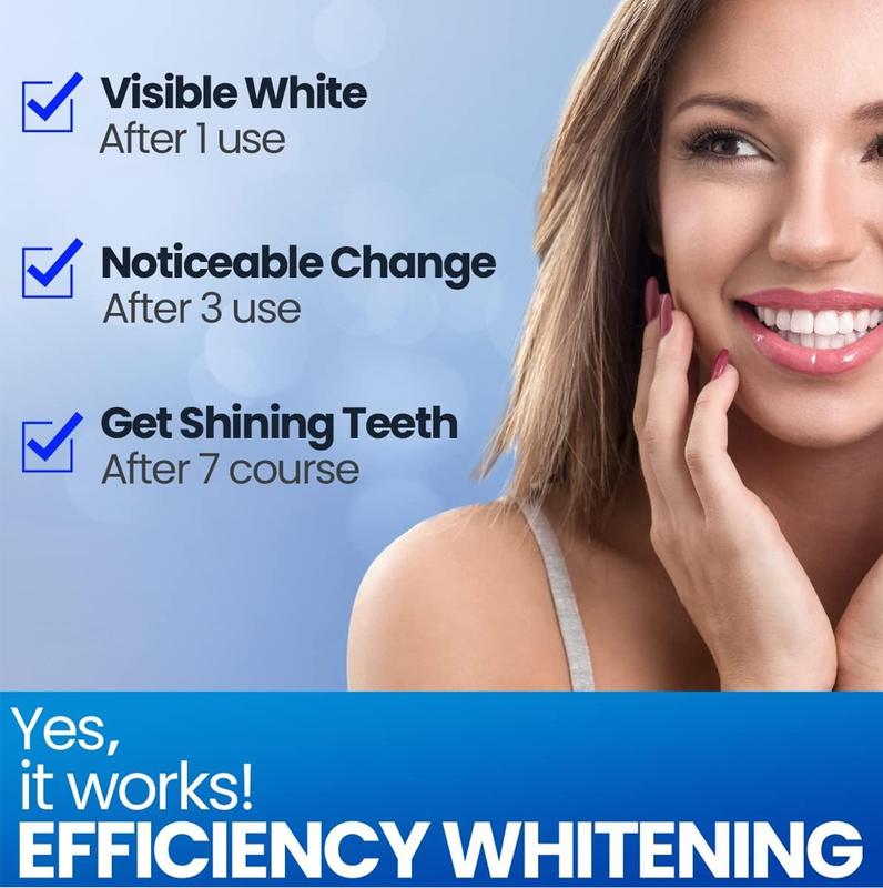 Teeth Whitening Strips for Teeth Sensitive, Whitening Strips Effective Teeth Whiting Strips Reduced Sensitivity White-Strips, Helps Remove Smoking Coffee Soda Stain