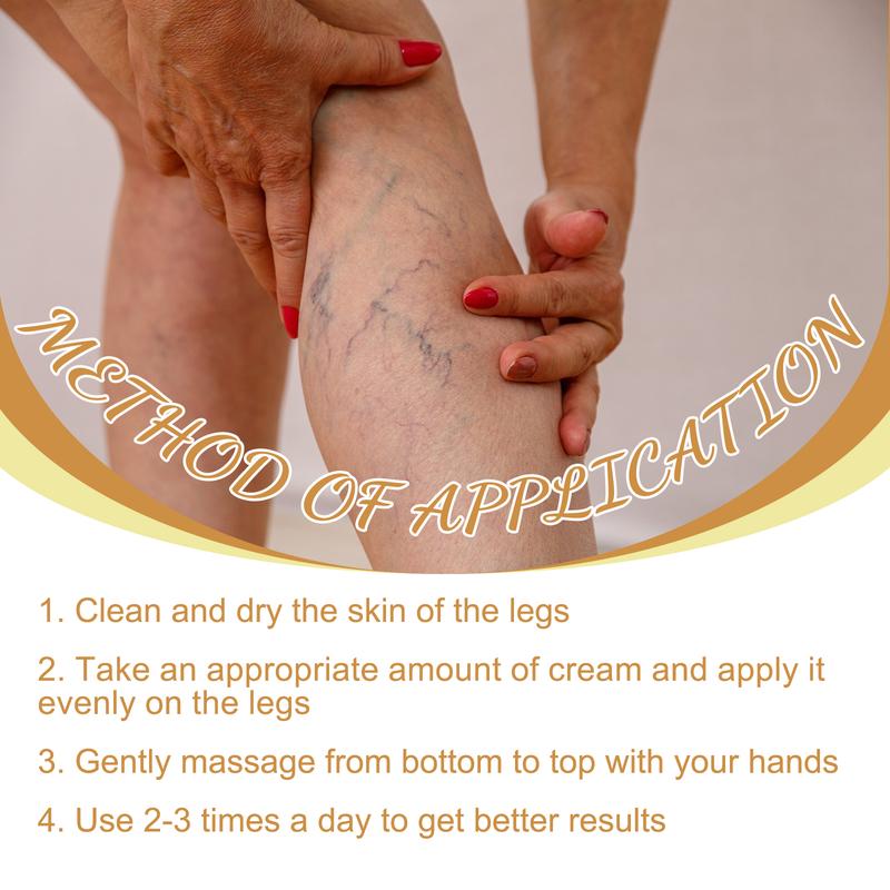 Intensive Veins Relief Cream-Leg Vein Repair Cream-Vitamin K Vein Care Ointment- Leg Veins Massage Cream