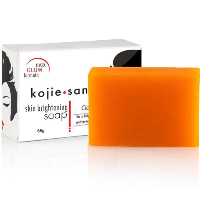 Kojie San Skin and Body Brightening Soap with Kojic Acid, Coconut & Tea Tree Oil - 65g x 1 Bar