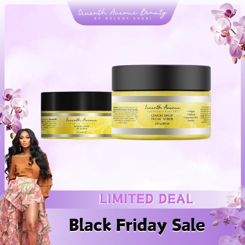 Vegan Face & Lip Scrub Duo Collection: Buy one or get them all! Radiant Skincare