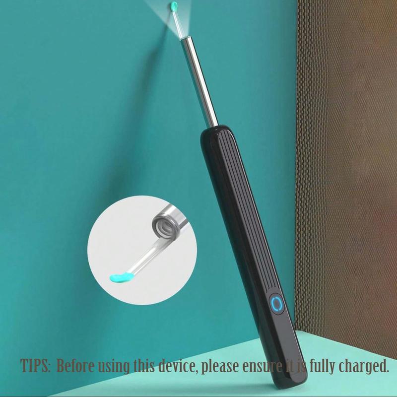 Electric Earwax Removal Tool with Camera, 1 Box Rechargeable Ear Cleaner & Accessories, Easy and Safe Earwax Removal Tool for Kids and Adults