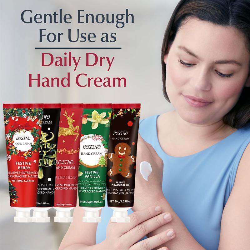 Moisturizing Hand Cream, 5pcs set Hand Skin Soothing Hand Oil, Cracks Caring Hand Cream, Hand Care Product for Women & Men, Christmas Gift