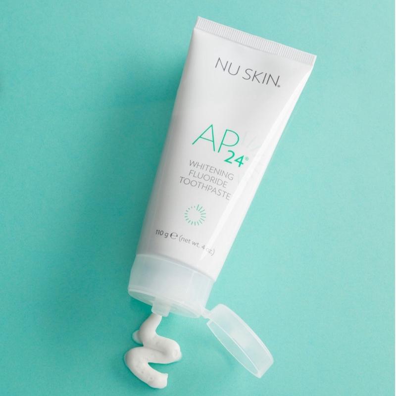 Nuskin AP 24 Whitening Fluoride Toothpaste for Gentle Oral Care - Mint Vanilla, Long-Lasting Clean & Fresh Feel