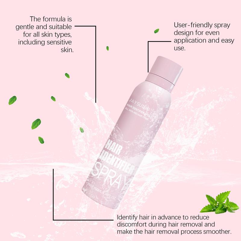 JAYSUING Hair Identifier Spray. (1 spray bottle and 4 trimmers) Wax cleanse skin, and gently remove hair with this spray serum. Body Care Hair Removal